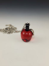 Load image into Gallery viewer, Idunn's Apple Pendant - Red Delicious and White Gold