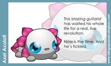 Load image into Gallery viewer, Axel Axolotl Hand Sculpted Glass Figure