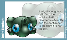 Load image into Gallery viewer, Emily Elephant Hand Sculpted Glass Figure