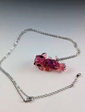Load image into Gallery viewer, Cerise Dragon Hand Sculpted Glass Pendant