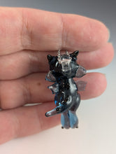 Load image into Gallery viewer, Midnight Dragon Hand Sculpted Glass Pendant