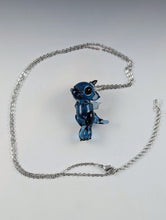 Load image into Gallery viewer, Midnight Dragon Hand Sculpted Glass Pendant