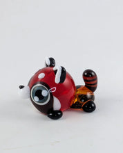 Load image into Gallery viewer, Ruby Red Panda Hand Sculpted Glass Figure