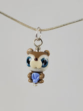 Load image into Gallery viewer, Tami Otter Hand Sculpted Glass Pendant