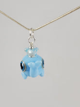 Load image into Gallery viewer, Smirky Narwhal Hand Sculpted Glass Pendant