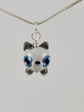 Load image into Gallery viewer, Lupe Wolf Hand Sculpted Glass Pendant