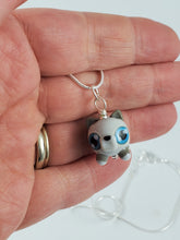 Load image into Gallery viewer, Lupe Wolf Hand Sculpted Glass Pendant