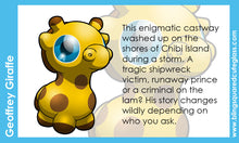 Load image into Gallery viewer, Geoffrey Giraffe Hand Sculpted Glass Figure