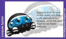 Load image into Gallery viewer, Jumpsie Spider Hand Sculpted Glass Figure