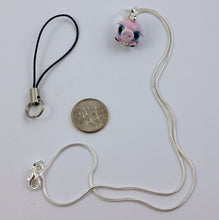 Load image into Gallery viewer, Cecil Pig Hand Sculpted Glass Pendant