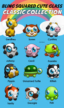 Load image into Gallery viewer, Johnny Panda Hand Sculpted Glass Figure