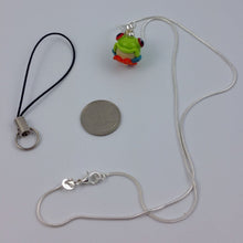 Load image into Gallery viewer, Franklin Tree Frog Hand Sculpted Glass Pendant