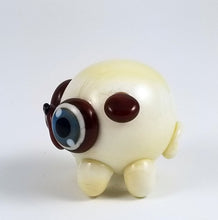 Load image into Gallery viewer, Georgia Pug Hand Sculpted Glass Figure