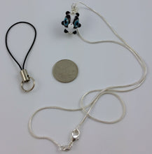 Load image into Gallery viewer, Johnny Panda Hand Sculpted Glass Pendant