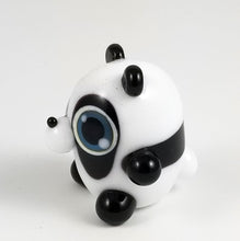 Load image into Gallery viewer, Johnny Panda Hand Sculpted Glass Figure