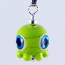 Load image into Gallery viewer, Fish Octopode Hand Sculpted Glass Pendant