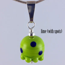 Load image into Gallery viewer, Fish Octopode Hand Sculpted Glass Pendant