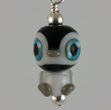 Load image into Gallery viewer, Smidgen Baby Penguin Hand Sculpted Glass Pendant