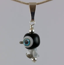 Load image into Gallery viewer, Smidgen Baby Penguin Hand Sculpted Glass Pendant
