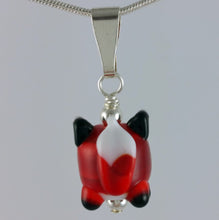 Load image into Gallery viewer, Verity Fox Hand Sculpted Glass Pendant